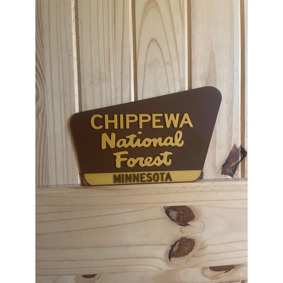 Chippewa National Forest Minnesota Sign Hike Trail Camp Outdoors - Picture 1 of 2
